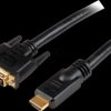 HDDVIMM5M Cable, HDMI Male to DVI-D Male, 5 m