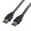 Kabel ROLINE USB 3.2 Gen 1, typ A-A, czarny, 1,8 m