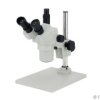 Mikroskop stereo trójokularowy ze statywem i oświetleniem LED - powiększenie 10x-44x