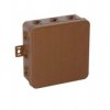 Puszka hermetyczna N/T IP54 100x100x39mm brązowa