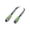 Phoenix Contact 1693319 SAC Cable M8 Plug/Socket 3-Pos 5m PUR Black-Gray