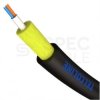 Kabel światłowodowy microADSS 2 włókna SM 9/125 G.657.A2 do instalacji napowietrznych Heavy Duty czarny TELCOLINE