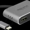 64074 Adapter USB C > HDMI + VGA + USB 5 Gb/s + PD, 0.12 m