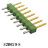 Pin header strip 8-way x 1-row male 2.54mm (826629-8) - AMP