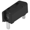 Connector, 1 pole, angled, black, 2008839-2