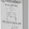 Finder Moduł plug-in EMC obwodu tłumiącego, dioda LED, warystor 99.02.0.060.98 N/A Pasuje do przekaźników modelu: Finder