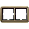 MERTEN ANTIQUE Ramka 2 podwójna mosiądz antyk MTN483243 SCHNEIDER ELECTRIC