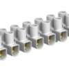 Lustre terminal, 12 pole, 1.5-6 mm², clamping points: 12, white, screw connection, 41 A, 2056224