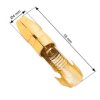 1x Konektor rurkowy męski fi-4mm na kabel 1-1,5mm2 nieizolowany