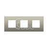 Ramka ozdobna 6M (2+2+2x71) metaliczny matowy szampan, 19644.13