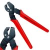 Szczypce do wykrawania otworów w listwach maskownicach korytkach z tworzywa sztucznego 20x29mm KNIPEX 90 61 20