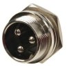 Złącze mikrofonowe CB 3pin, gniazdo męskie do obudowy; NC813