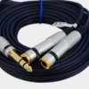 Kabel Cyfrowy Rozgałęziający Jack 6,3 Przyłącze Wt. Jack 6,3 Stereo / 2Xgn....