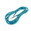 Przewód elektryczny w oplocie turkus 1.8 m