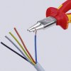 Knipex 22 06 160 VDE Szczypce okrągłe proste stal elektrotechniczna chromowo-wanadowa 160 mm