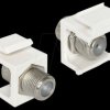 86300 Delock F socket > F socket keystone module