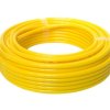 Przewód pneumatyczny PU poliuretanowy kalibrowany, fi 6x4 mm, żółty (krążek 25 m)