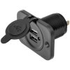 IWH 019006 USB Dual-Installation Socket 12 24V 21100Ma Max Load 2.0A