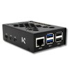 KKSB Raspberry Pi 5 Case Aluminium Black