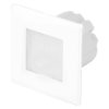 Oprawa LED schodowa, kwadratowa, biały mat