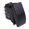 On-Off-On Automotive Rocker Switch DPDT 10A 12-24V IP68