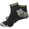 L+D 25773-39-42 Work Socks Short Padded 3 Pair Size: 39-42