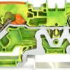 2-wire protective earth terminal, spring-clamp connection, 0.5-6.0 mm², 1 pole, green-yellow, 2104-5207