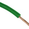 Przewód montażowy 0,75 mm2 Zielony RS PRO PVC TI3 20 AWG 1 kV DC, 600 V AC dł. 100m 24/0,2 mm 105°C BS6231