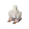 Marquardt 1682.3101 12A IP40 Pushbutton DPST On-Off Faston White 2 Pole Angled