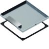 tehalit.VE-EE Pokrywa uchylna do bazy IP30 5kN Q12 244x244 15mm stal nierdzewna EKQ122LE15