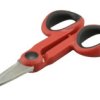 Nożyczki Ergonomiczne Czerwono-Czarne Do Kabli I Izolacji Światłowodowych...