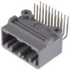 Listwa stykowa PCB 20-pinowe MX34 raster: 2.2 mm Kąt prosty 2-rzędowe JAE Otwór przelotowy W osłonie