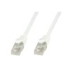 Kabel Krosowy Patchcord U/Utp Cat6 0,5M Biały 100 Miedź Icoc U6-6U-005-Wht