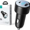 Ładowarka samochodowa Joyroom JR-CCD01 53W 3.0A PD 3.0 QC 3.0 1x USB-A 1x USB-C