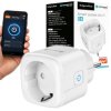 Gniazdo WiFi Kruger&Matz Connect P4 Tuya, Białe, Android, iOS, gniazdko 230V sterowane...