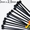 OPASKA KABLOWA CZARNA (100szt) 100x2,5mm