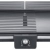 Grill stołowy Severin PG 8564, 2300 W, czarny, srebrny