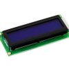 LCD 16x2 Characters - White Text Blue Background