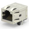 Złącze RJ45 Żeński Złącze RJ45 Montaż na płytce drukowanej Cat6 TE Connectivity, 90° 8-żyłowe