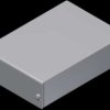 Die-cast aluminum enclosure, (L x W x H) 103 x 72 x 28 mm, gray, IP40, 3/A.1