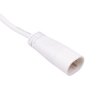 Female White 3 Pole Locking DC Lighting Connector IP60