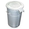 Kosz na śmieci okrągły ocynkowany 30l 171o