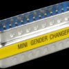 Gender changer, adapter, 2x 25-pin. D-Sub ST