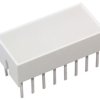 Wyświetlacz diodowy LED 1-segmentowy 80 mcd, Czerwony Broadcom 626 nm