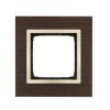 Ramka pojedyncza drewniana złote wenge DRN1/85 Kontakt Simon54 Nature