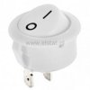 Przeł. kołys. 250V 12A ( okrągły ) biały R13 2pin