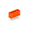 WAGO 734-240 10 Pole 3.81mm 10A MCS Vertical Male Header Closed Orange
