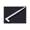 Antena WIFI 5dBi 2,4GHz biała 17cm (RP-SMA) / PLY280
