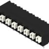 PCB terminal, 8 pole, pitch 5.08 mm, AWG 28-14, 10 A, spring-clamp connection, black, 1824870000