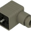 Gniazdo; elektrozaworu; GDM3009 3+PE 931969100; 4 tory; format A; poliamid (PA); kątowe 90°; na przewód; śrubowy; z dławnicą PG0